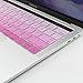 Allinside Ombre Pink Keyboard Silicone Cover for MacBook Pro 13