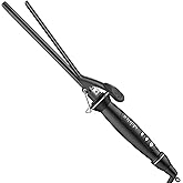 SAOSA 1/2 Inch Extra Long Barrel Curling Iron for Short & Long Hair, 0.5 Inch Ceramic Small Curling Iron with Auto Shut-Off, Dual Voltage Curler Suitable for Travel, Including Glove