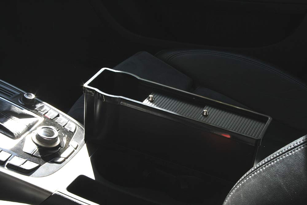 Car Seat Pocket Multifunctional Box Organizer Leak-Proof Storage Bag with Drinks Holder