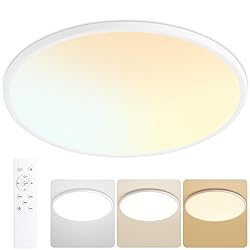 KIWIVIC 24 Inch Flush Mount Ceiling Light with