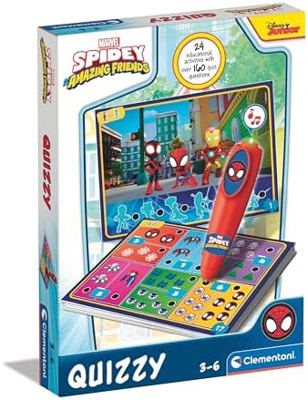 Educational - Boli Interactivo Marvel Spidey Juego con Tarjetas Y Recorrido Didáctico Educativo Interactivo De Escritura Y Razonamiento Spiderman Dibujos Animados, Niños 3-6 Años, 16805