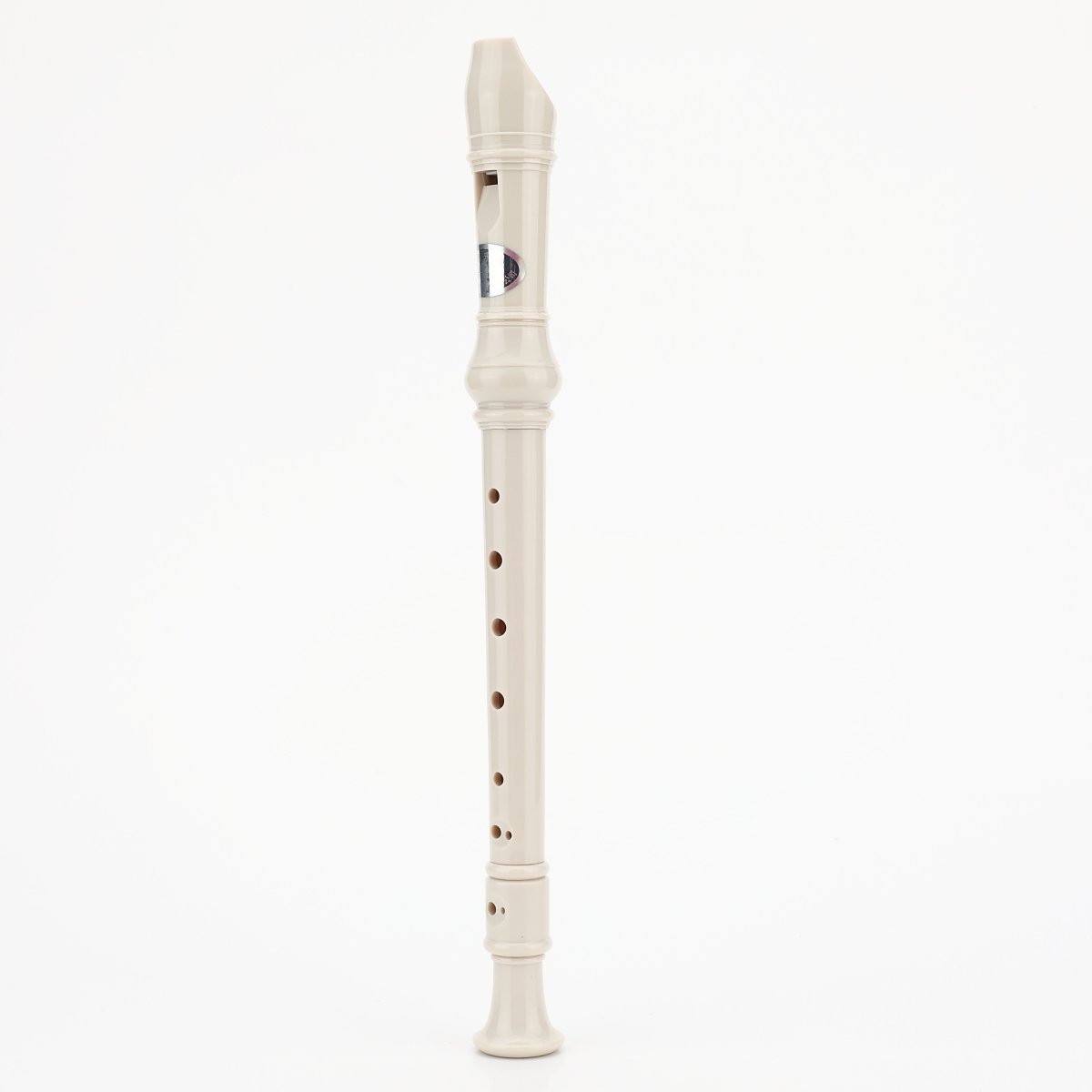 8Bees Soprano Recorder Descant Recorder Basic Musical Instrument for School (White)