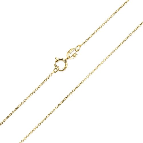 14K vergoldet Sterling Silber 925 Diamond Cut Kabel Kette 2 MM Halskette für Frauen Hergestellt in Italien 16 18 In