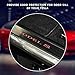 CoolKo Newest and Improved Car Door Sills Protection Kit Carbon Fiber Stickers for Tesla Model S - Black & Red Combination Color