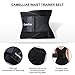 SHAPERX Women Waist Trainer Belt Waist Trimmer Belly Band Body Shaper Sports Girdles Workout Belt,SZ8002-Black-M