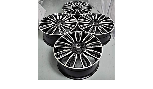Llantas Negras de 55 cm (Juego Completo de 4) para Land Rover ...