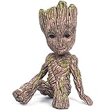 YODE Tree Man Baby Groot Sitting Position Action Figure Doll Model Statue Toy Decoration - 6cm