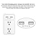 Huntkey Power Strip Surge Protector 8 outlets (White-2)
