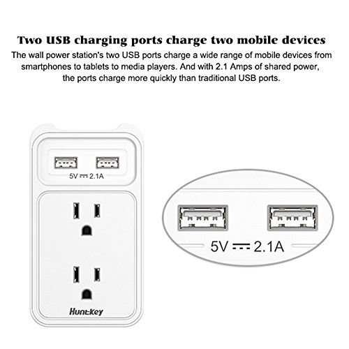 2 Huntkey+2+Outlet+Cradle+Charging+SMD407