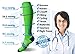 SUGUE Compression Socks (1 Pair) 20-30 mmHg for Women & Men - Best Graduated Athletic Fit for Running, Flight, Nurses, Maternity, Pregnancy - Shin Splints, Medical, Recovery (L/XL, Green&Blue)