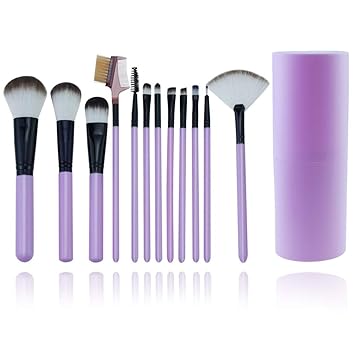 Start Makers Makeup Brushes with Case Holder - Set of 12 Pieces