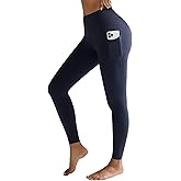 RUNNING GIRL Leggings for Women 25" Inseam, High Waisted Compression Buttery Soft Yoga Pants with Pockets