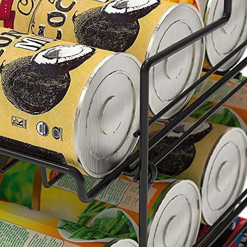 DecoBros Supreme Stackable Can Rack Organizer, Black Pricepulse