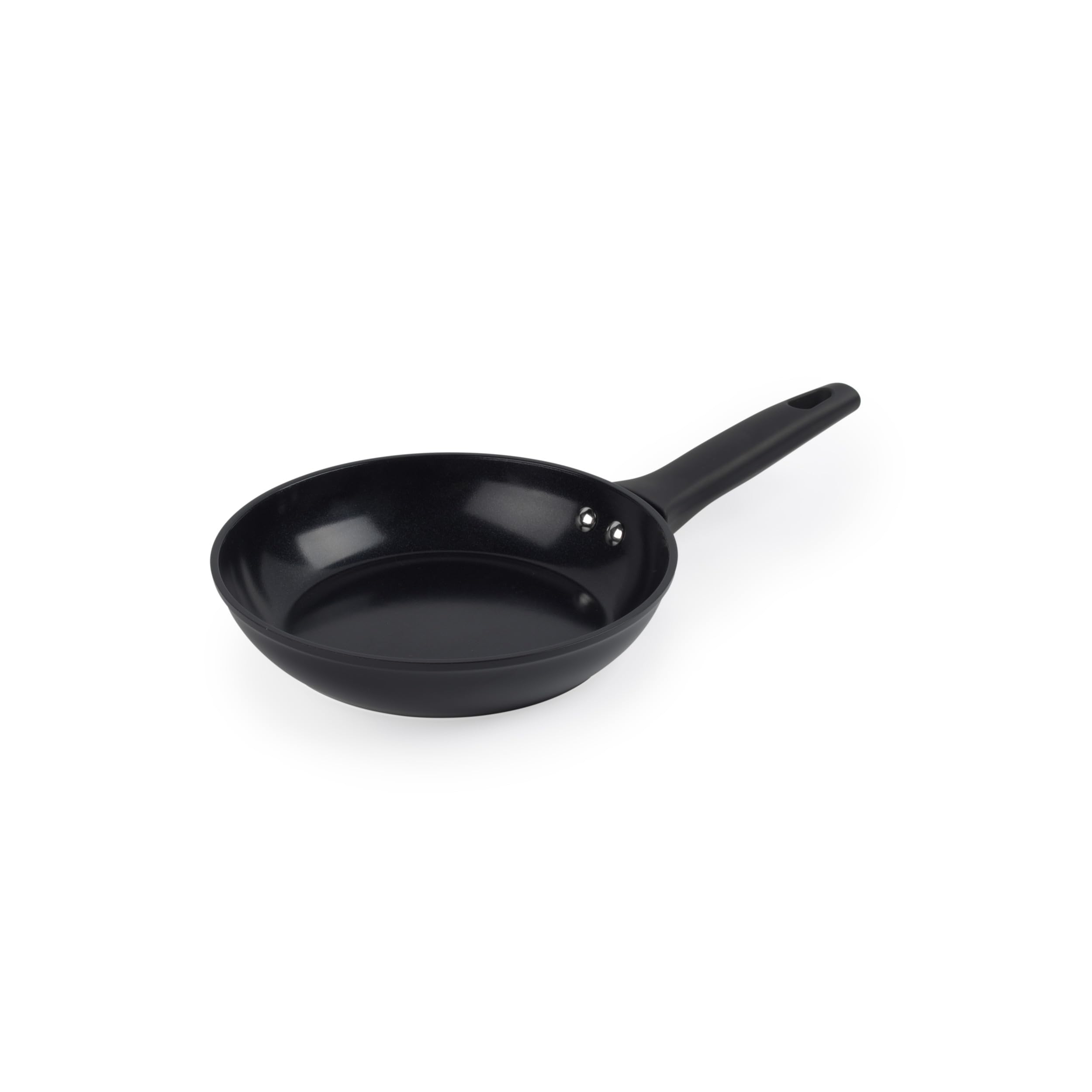 Russell Hobbs RH03253EU7 Verde Thermocollar 20 cm Frying Pan – Healthy Ceramic Non-Stick Coating, PFAS-Free, Recycled Aluminium Body, Induction Egg Omelette Cooking Pan, Temperature Indicator Cookware