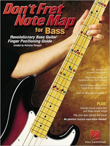 Don T Fret Note Map Tm For Bass Revolutionary Bass Guitar Finger Positioning Guide Amazon Co Uk Ravagni Nicholas Books