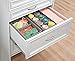 iDesign InterDesign Fabric Dresser Storage Solution for Underwear, Socks, Tights, Accessories, Linen Aldo Drawer Organizer (Set of 2), 10 Compartments, 2 Piece