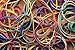 Get Organized 1/2 lb Pack of Colorful Rubber Bands - Assorted Dimensions, Multi Color Variety- Ideal for Tye Dye - By