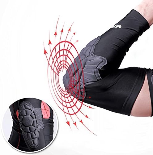 DGXINJUN Compression Sleeve Elbow Pads Crashproof Honeycomb Arm Pad Compression Sleeve Protector Gear