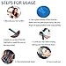 Blue Hair Color Wax, Natural Hairstyle Wax 4.23 oz, Temporary Hairstyle Cream for Party, Cosplay, Halloween, Daily use, Date, Clubbing (Blue)