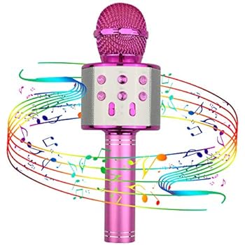 Viposoon Popular Toys For 4 12 Year Old Girls Wireless Bluetooth Microphone For Kids Music Toy For 5 11 Year Old Kids Girl Party Gift Age 4 12 Girl