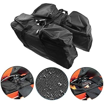 Rebacker Motorcycle Saddlebag Liner Storage Bag for Harley Touring Electra Glide Road Glide 2014-2018