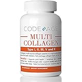 Multi-Collagen Protein Capsules - 90 Count - Type I, II, III, V, X - Grass-Fed - All-In-One Super Bone Broth + Collagen - High Quality Blend of Grass-Fed Beef, Chicken, Wild Fish and Eggshell Collagen