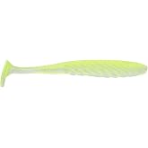 YUM Baits Co. Lures 3.5 Pulse Bait, Chartreuse Clear Shad