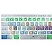 Dogxiong for Apple iMac G6 Keyboard with Numeric Keypad NumberPad Print with: Apple Final Cut Pro X Functional Shortcuts Hot Keys Design Silicone Keyboard Skin Cover [US/EU Layout]