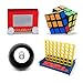 Worlds Smallest Bundle Rubiks Cube, Magic 8 Ball, Etch a Sketch and Pixiss Mini 4 In A Row Game