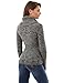 PattyBoutik Women's Scoop Neck with Infinity Scarf Marled Sweater