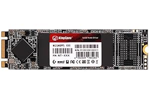 KingSpec M.2 SATA SSD, 512GB 2280 SATA III 6Gbps Internal M.2 SSD, Ultra-Slim NGFF State Drive for Desktop/Laptop/Notebook