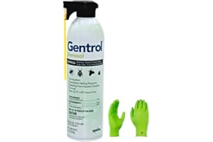 Gentrol IGR Aerosol ZOE1005 16 oz, 1,200 sq ft Treatment - with USA Supply Gloves and Pest Identification Card - Disrupts Development of Cockroaches and Bed Bugs