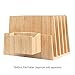MobileVision Bamboo Caddy Add-On for File Folder Desktop Organizers; Compartment & storage space fits pens, pencils, keys, & other stationary items