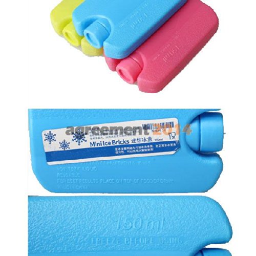 Mini Ice Brick Freezer Tool Outdoor Travel Lunch Bag Box Cooler Cool