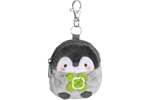 MINLIA Cartoon Cute Plush Coin Purse Mini Wallet Earphone Bag Coin Purse Bag Pendant Keyring Plush Doll Gift