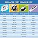 3387134 Cycling Thermostat 3977767 Dryer Thermostat 3977393 Thermal Fuse 3392519 Dryer Thermal Fuse Kit Exact Fit for Whirlpool & Kenmore Dryers, Figure 6 for More Models