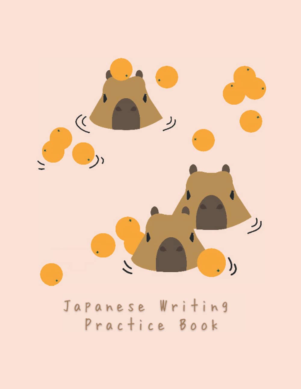 Capybara Japanese Writing Practice Book Yuzu Onsen Genkouyoushi Notebook Japanese Writing Practice Book Genkouyoushi Paper Interior Amazon Co Uk Press Kiki S Printing Books