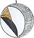 Amazon Basics 5 in 1 Collapsible Multi-Disc Photography Light Reflector with Bag - 43 Inch