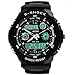 Misskt 30m Water-proof Boys Girls Sport Digital Led Watch with Alarm Stopwatch Children Watch black