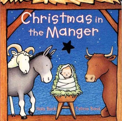 Christmas in the Manger: A Pat-and-Peek Book