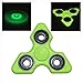Sugoiti Luminous Fidget Spinner ABS Hand Spinner EDC Focus Toys Non-3D printed Novelty Toy for Kids & Adults Stress Reducer Relieves ADHD and Boredom Ceramic Cube Bearing Square