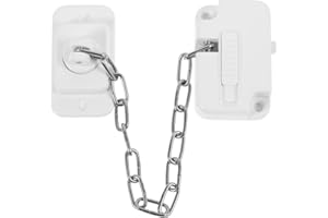 Uonlytech Door Chain Lock Stainless Steel Casting Adhesive Door Security Chain Guard Latch Lock for Inside