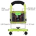 Work Light, Led Work Light with Magnetic Stand BESWILL Portable Rechargeable Battery Flood Light 15W 24LED SOS Mode Outdoors Camping Emergency Light with 2 USB Ports to Charge Digital Devices (Green)