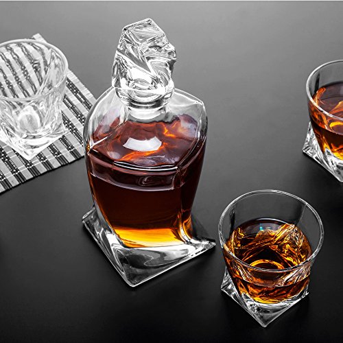 KANARS UltraClarity LeadFree Crystal Whiskey Glasses Set