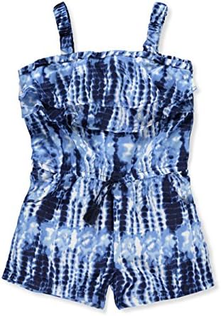 Star Ride Big Girls' Romper - Navy, 10-12