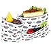 Langsprit Premium Reusable Sandwich & Snack Bags- Eco Friendly Dishwasher Safe Lunch Bags - Set of 3 - (Hedgehog)