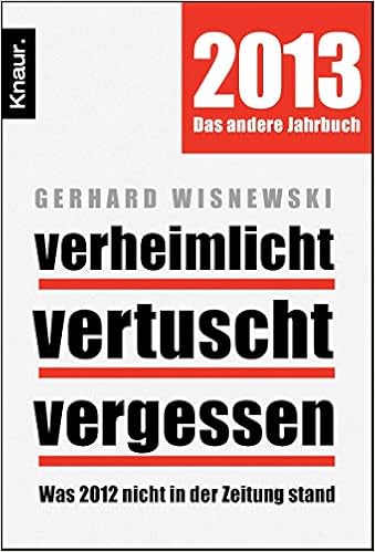 Verheimlicht Vertuscht Vergessen Was 2012 Nicht In Der Zeitung Stand Amazon De Wisnewski Gerhard Bucher