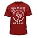 Sriracha Official Hot Chili Sauce Men's Graphic T-Shirt (Large) Red Heather