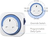HBN Mechanical Timer Plug Socket 24 Hour 13A 3120W UK Plug Pack of 3 view 8