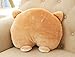 ANJUU Pets Puppy Cute Corgi Butt Throw Pillow Neck Support Pillow Cushion Travel Pillows Animals Stuffed Toy Gifts(42x42cm)